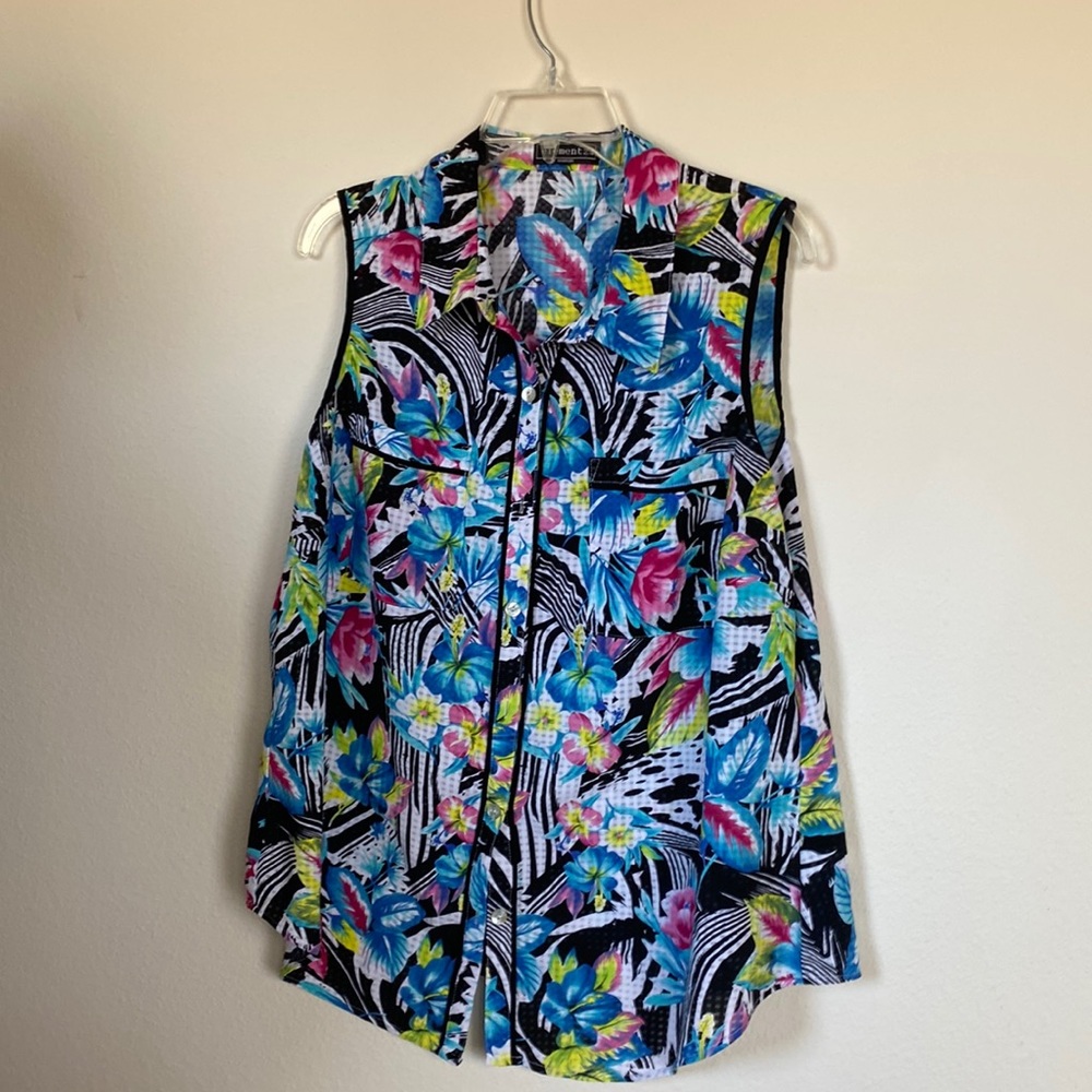 elementz women’s summertime Hawaiian shirt